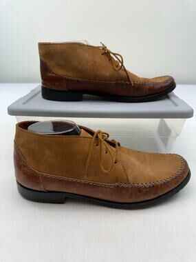 Bruno Magli Brown Leather Chukka Boots Made in Italy Men’s‎ 10W